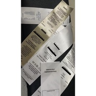Origin Label Original Tag Original Tag Label Sewing Clothing Label