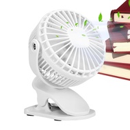Small Clip on Fan Cooling Fan USB-Powered Mini Desktop Fan with Clamp Quiet Operation 3 Speeds Portable Table junlasg junlasg