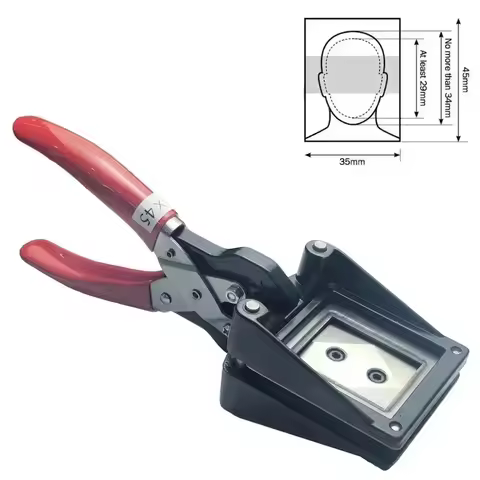 22*32mm 25*35mm 35*45mm ID Card License Puncher Cutter Manual Right Angle Phase Cutter Photo Scrapbo