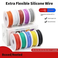 Special soft high-temperature silicone wire 16 18 20 24 30AWG model airplane wire box