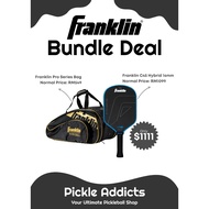 Franklin C45 Carbon Fiber Pickleball Paddle Blue 14mm together with a Franklin Pro Series Pickleball