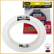 DUEL HARDCORE Fluorocarbon Line 60Lbs. HARDCORE POWERLEADER FC 50m 60Lbs. Natural Clear H3345
