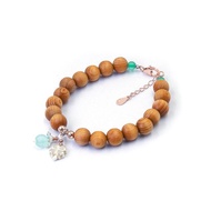 限量台灣檜木手珠18粒8mm 四葉幸運草 重油檜木佛珠 念珠手鍊串珠