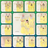 SOFT YELLOW Baju Raya Sedondon Baju Sedondon Ibu dan Anak Baju Kurung Sedondon Raya Plus Size Muslim Fashion