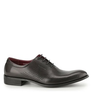 PSPGN.CO | ORIGINAL BRANDED OBERMAIN OH4536GY IN GRAY MEN'S LEATHER SHOES OXFORD FORMAL STRAP POOFEL