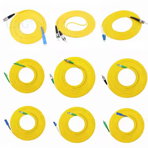 FC LC SC APC To SC LC UPC Fiber Jumper Optical Fiber Patch Cable Cord Single Mode Cable power cable 