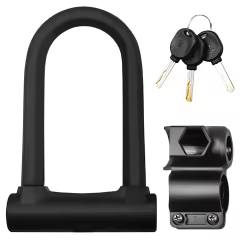 Bike Lock Heavy Duty Bicycle U Lock Secure Lock with Mounting Bracket U Shape anti-theft bicycle loc