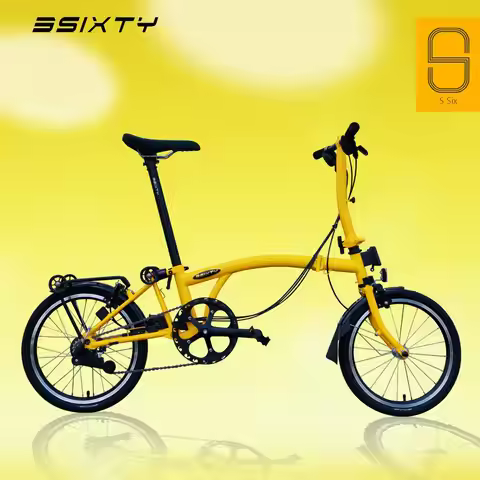 3SIXTY Folding Bike16 Inch Foldable City Bike Fold Up Bikes for Adults S6 Fold Bicycle Lightweight A