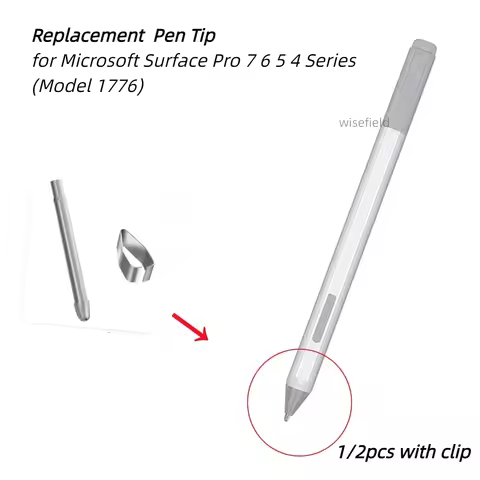 Titanium Alloy Pen Tips for Surface Pro 7 6 5 4 Series(Model 1776) Pen Refill Stylus Replacement Nib