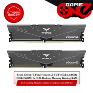 Team Group T-Force Vulcan Z TUF 16GB (2x8GB) DDR4 3600MHz CL18 Desktop Memory Gaming RAM