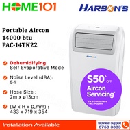 Harsons Portable Aircon 14000BTU PAC-14TK22*NO INSTALLATION*