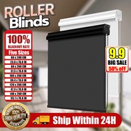 100% Blackout Roller Window Shades 140×200cm Korean Window Roller Blind for Home and Office