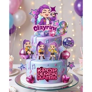 Demon Hunters KPop Topper Demon Hunters KPoP Cake Decoration/ Demon Hunters KPop Cake Decoration/ De
