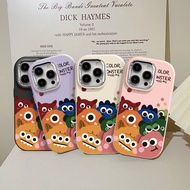 Small Monster Group Photo Case For OPPO A15 A15S A16K A16E A16 A16S A17 A17K A1K A31 A8 A36 A76 A96 