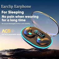 X55 Earphones Wireless Sleep Bluetooth 5.4 Mini Earbuds Stereo Noise Canceling Headphone Music Game 