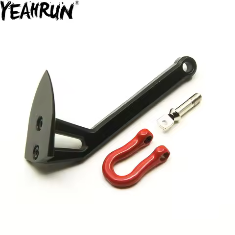 YEAHRUN RC Car Heavy Winch Anchor Earth Anchor Decor Tools with Hook for 1/10 Axial SCX10 D90 TRX4 T