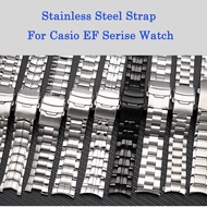 Stainless Steel Watch Band For Casio EF-539 558 544 550 527 530 534 Series Men's Watches Band Wristband Bracelet Watch Accessories