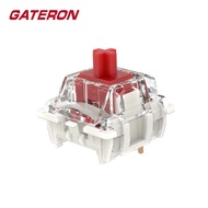GATERON G Pro 3.0 Red Switches Pre-lubed 5 pinS RGB Linear for Gaming Mechanical Keyboard（10pcs)