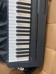 Yamaha p45 digital piano with x stand pedal and bag
