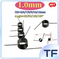 Twisting Spring na Yari sa Spring Steel 10pcs d1.0mm OD5/6/7/8/9/10/12mm 60/90/120/180 [TF-FC-1]