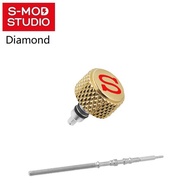 S-MOD SKX007 Diamond Crown Polished Gold Seiko Mod