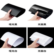 Black PVC Sheet Glossy pvc Hard Sheet Color Frosted PP Plastic Sheet A4 Matte White Sheet Customizat