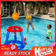 kT  Adults Pool Games Pool Floats Toy Fun Inflatable Pool Games Set for Kids and Adults Basketball H