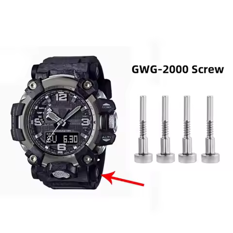 Side Screw for Casio Watch GWG-2000 GWG-2040 GWG-2000-1A1JF Big Mud King Case and Strap Special Scre