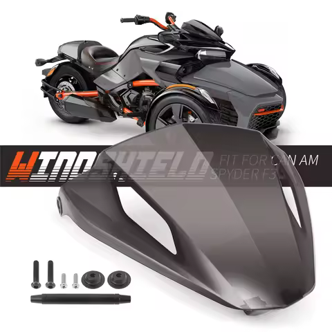 Motorcycle Windshield Front Windscreen Deflector for Can AM Spyder F3 F3-S 2015-2023 Accessories Rep