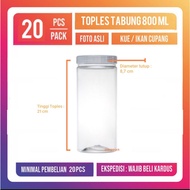 Products 1300 ml Plastic Jar 1300 ml Tube Jar 1300 ml Cylinder Plastic Bottle Jar 12pcs