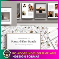 100 Adobe Indesign Template for Postcard and Flyer