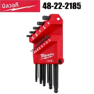 Milwaukee 48-22-2185 Hex 13-Key Ball End L-Key Set ประแจอเนกประสงค์เครื่องมืออุปกรณ์เสริม