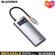 Baseus Metal Gleam Series 4-in-1 Multifunctional Type-C HUB Docking Station Gray