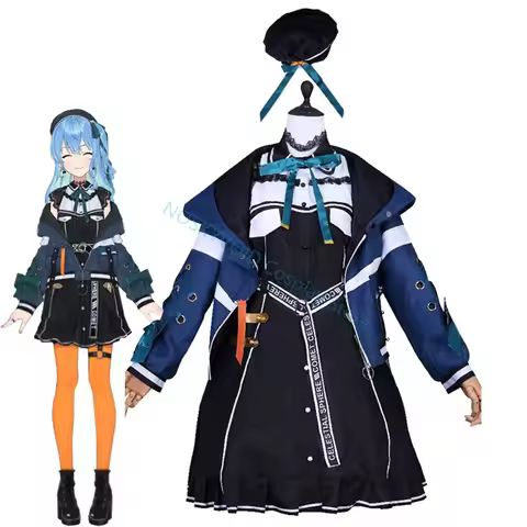 Hololive Hoshimachi Suisei Cosplay Costume Virtual Youtuber Princess Dress And Coat Vtuber Suisui An