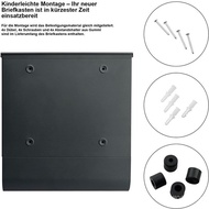 Creative Postbox Factory Mailbox Outdoor Direct Sales Wholesale Creative Mailbox Mailbox Wall-Mounte