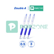 Double A Silk Gel Pen 0.5 Mm. Pens Sold In 3