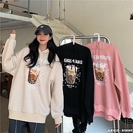 Áo Khoác Hoodie Nam Nữ Cặp Nỉ Bông Dày Dặn Hàng QC Áo Khoác Hoodie Couple Sweater Nam Unisex TRÀ SỮA BURE