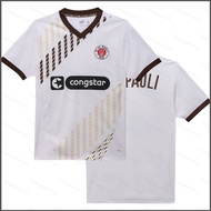 HQ5 2024-2025 Bundesliga FC St Pauli away Jersey no number Football Tshirt Child Adult Plus Size QH5