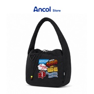 Ancol Dufan Embroidered Wahana Sling Bag, Nylon Crinckle Material - Dufan Black Slingbag | Official 