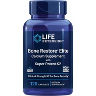 Life Extension Bone Restore Suplemen Kalsium Elit dengan K2 Sangat Kuat, Kalsium, Vitamin D3, Magnes