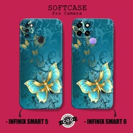 Softcase Pro Camera Infinix Smart 6 2/ 32GB, Smart 6 3/ 64GB, Smart 5 - [BUTTERFLY] Case Infinix Sma