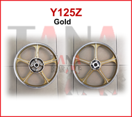 ≮805≯  CLEARANCE Y125Z Sport Rim 1.4/1.6-17 Black/Gold 5 batang/leg YAMAHA Y 125 Z Y125 Z