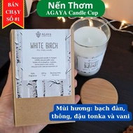 Nến Thơm hương gỗ AGAYA Candle Cup - Mùi WHITE BIRCH