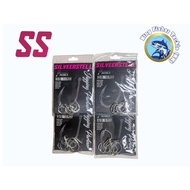 SilverSteel Fishing Hook P Series & J Curve Series (1/0 / 2/0 / 3/0 / 4/0)