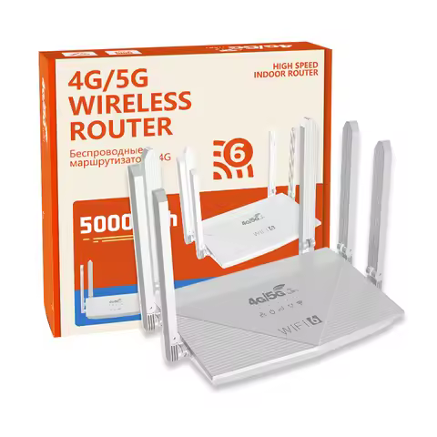 4G Wireless Router with Foldable Antenna LTE Modem 4G Wifi with Sim Card Slot Wifi Hotspot with Batt