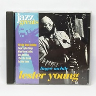 Lester Young - Jazz Greats: Lester Young Linger Awhile - Music Audio CD (Used, Good Condition)