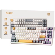 Kisnt KN85/KN104 75% 85 key/ 100% 104 key Thocky Mechanical Keyboard