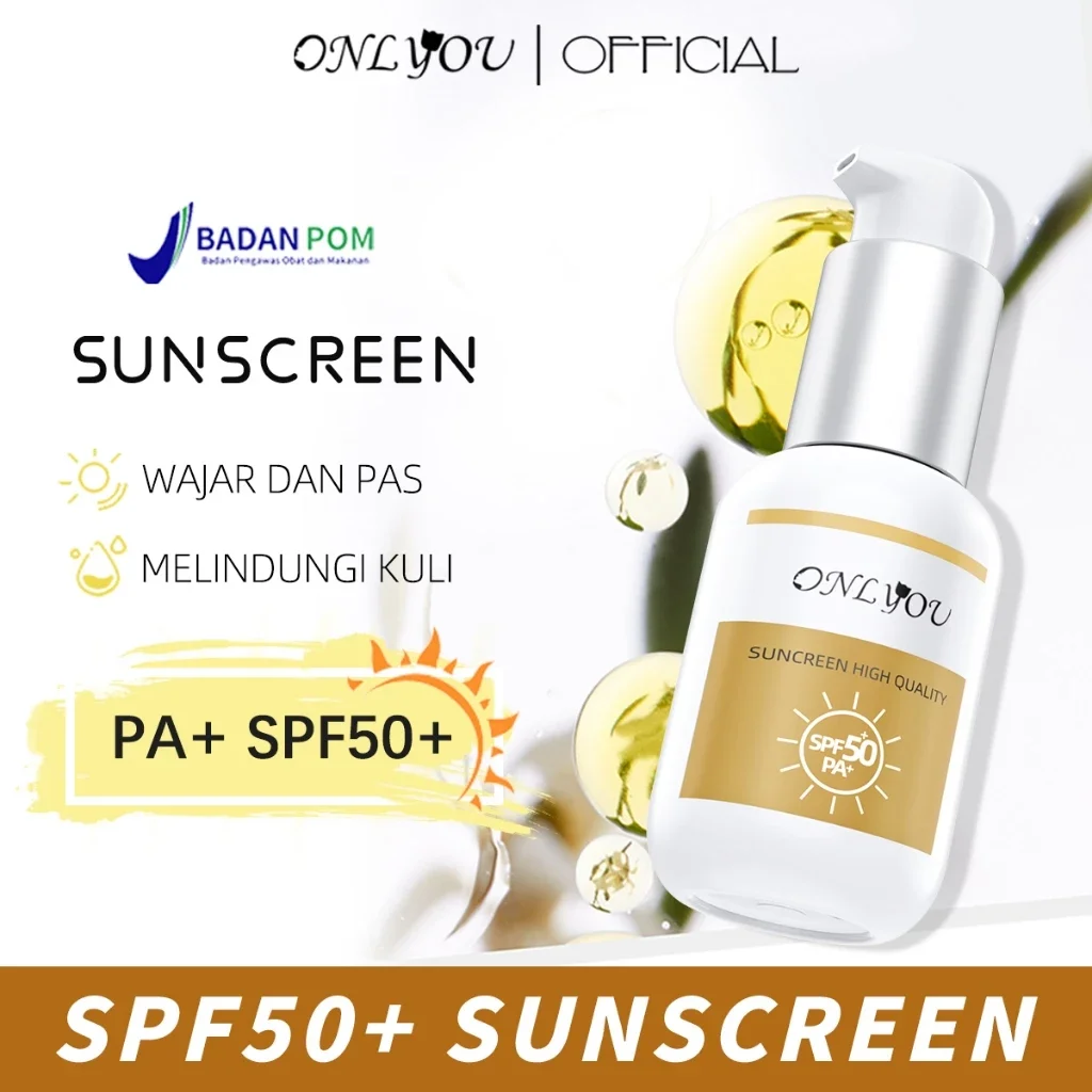 ONLYOU Sunscreen SPF50+ PA+ Tabir Surya Pemutih Skincare Sunblock | Sunscreen Onlyou