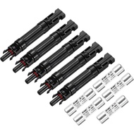 MECCANIXITY 5 Pcs Solar Fuse Holder 30A 1000V Waterproof PV in-Line Fuse Holders with Fuse Solar Inl
