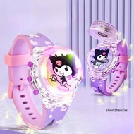 Children's toy watch girl 2 baby 3-year-old my melody 4 cartoon 5 luminous electronic watch rotating